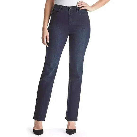 Gloria Vanderbilt Amanda Women's 14 High-Rise Slimming Jeans Tapered Leg n1238 - Picture 1 of 13